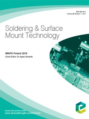cover image of Soldering & Surface Mount Technology, Volume 29, Issue 1